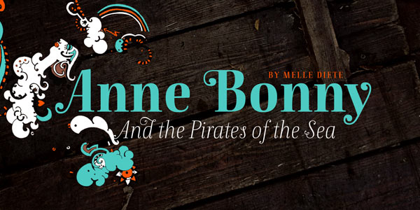 Anne Bonny - Decorative Font Family by Melle Diete